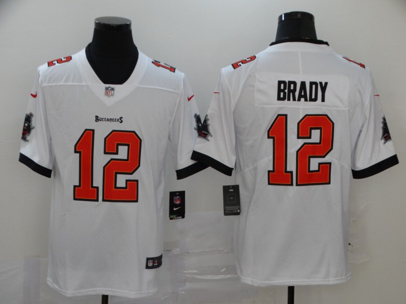 Men Tampa Bay Buccaneers 12 Brady white New Nike Limited Vapor Untouchable NFL Jerseys style 2